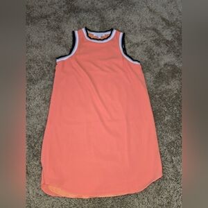 Elizabeth and James Orange Shift Dress Sz XS